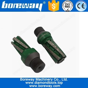 China Supply Diamond CNC Finger Cutting Tools For Kitchen Slab D22*40T*1/2"G manufacturer