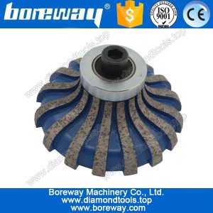 China Supply F30*M10 segmented diamond router bits for granite and marble slabs manufacturer