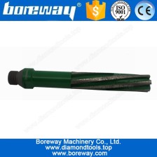 Chine Alimentation Diamond allongée Fraise bi-conique granit D25 * 60 t * 150L * 1/2 "G fabricant