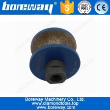 Chine D’alimentation métallique diamant plein Bullnose Router Bit pour comptoir V30 * M14 100# fabricant