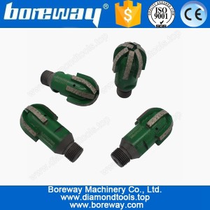 China Supply Segmented Ball Shape Finger Milling Cutter For Granite D40*35T manufacturer