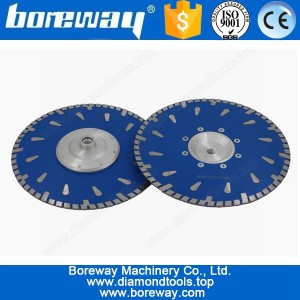 중국 터보 파 빗방울 세그먼트 디스크 절단 블레이드 화강암 플랜지 D230 공급 * 7 * 3 * 70 mm 제조업체