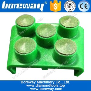 China Supply metal frankfurt grining block for epoxy floor manufacturer