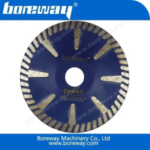 China T-shaped concave turbo wave diamond saw blade manufacturer