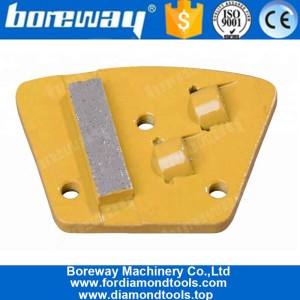 China Trapezoid Diamond Two PCD Grinding Shoe For Floor Coating Removal manufacturer