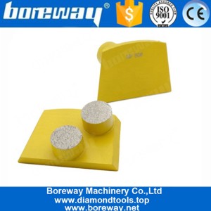 Китай Два круглых сегмента Lavina Конкретная алмазная шлифовальная подушка для бетонного пола Terrazzo производителя