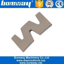 China Unique Design W Shape Diamond Segment for Granite Cutting manufacturer