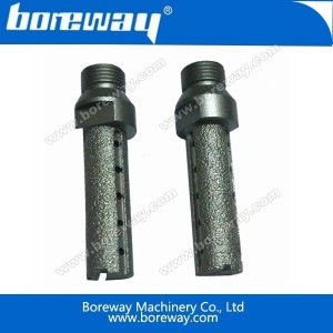 China Vacuum brazed finger bit D20 manufacturer