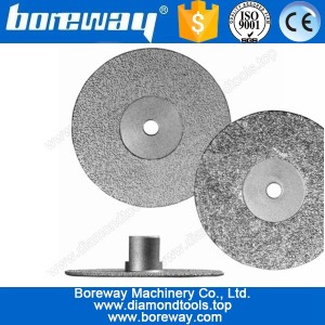 China Vacuum brazed flat cup grinding wheel for stone,diamond vacuum brazed cup wheel manufacturer