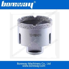 China Vacuum brazed wet and dry core bit manufacturer
