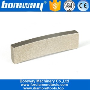 China Wet Use Fan Shape Stone Slab Cutting Tool Diamond Segments for Granite Cutting manufacturer