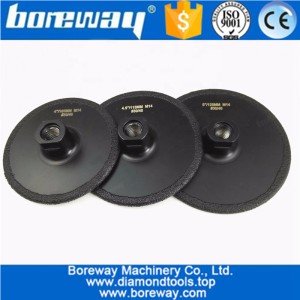 porcelana Wholesale Vacuum Brazed diamond grinding cup wheel for all Stone and Construction Material grinding disc china manufacturer fabricante