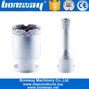China With cooling groove design, vacuum brazed wet and dry core drill bits China supplier manufacturer