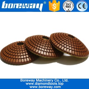 China Flexible convex wet polishing pad manufacturer