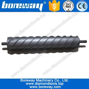 China diamond spiral calibration rollers for ceramics, diamond spiral calibration rollers for tiles, manufacturer