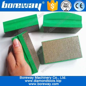 Cina diamante levigatura pad blocco di mano, sabbiatura concreto a mano, produttore