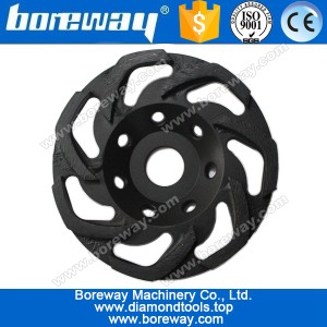 China Rodas de moagem de copo de diamante de diamante de metal para concreto de pedra e outras alvenarias fabricante