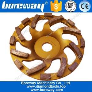 China Multiple Tooth Types Segment Diamond Cup Grinding Wheels manufacturer