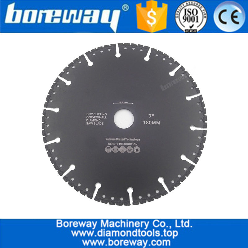 Vacuum Brazed Diamond Blade for All Purpose Demolition Blade For stone iron steel