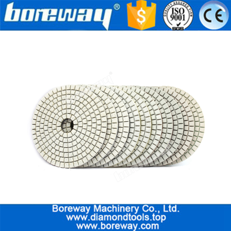 4Inch Wet Diamond Polishing Pad For Granite Marble Concrete Angle Grinder