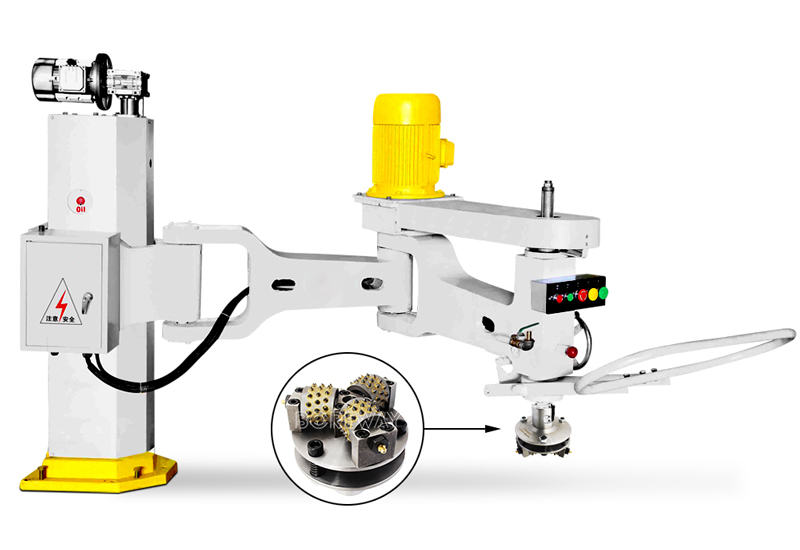 Double layer bush hammer plate for manual grinding machine. Rotary bush hammer double layer plate for granite, marble and other stone.