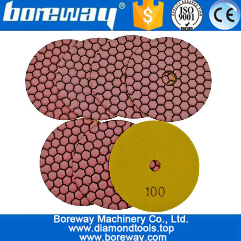 Dry Diamond Polishing Pads and Diamond Buffing Pads For Granite, Marble, Quartz & Concrete