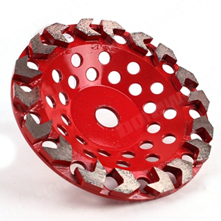 Eighteen Arrow Segments Grinding Disc