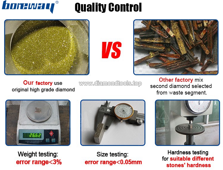 how to judge the quality of diamond segment