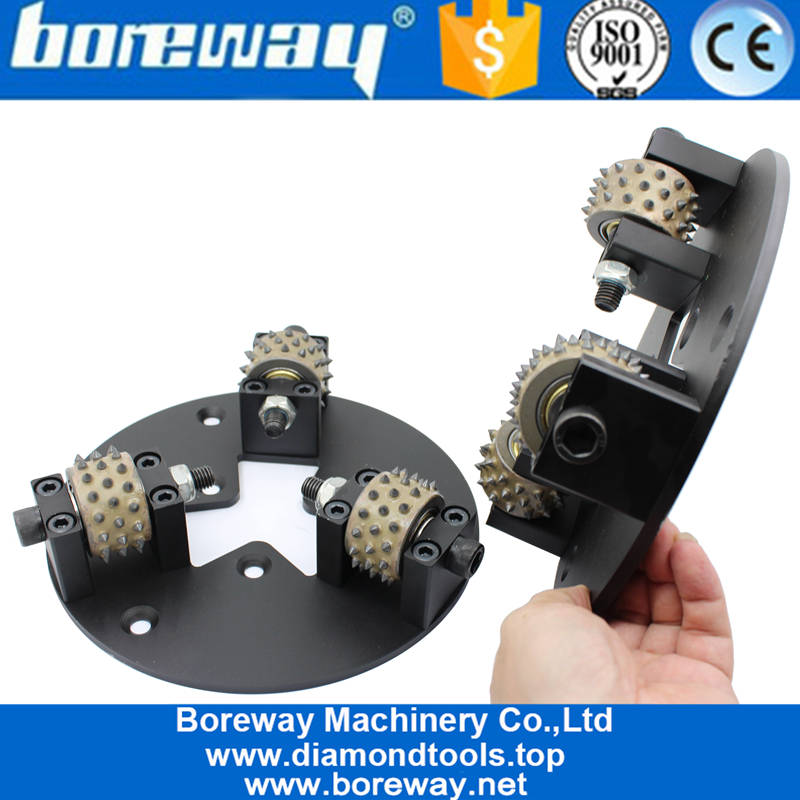 Professional Production 230mm Leaf Slot Bush Hammer Plates For Concrete HTC Floor Machine