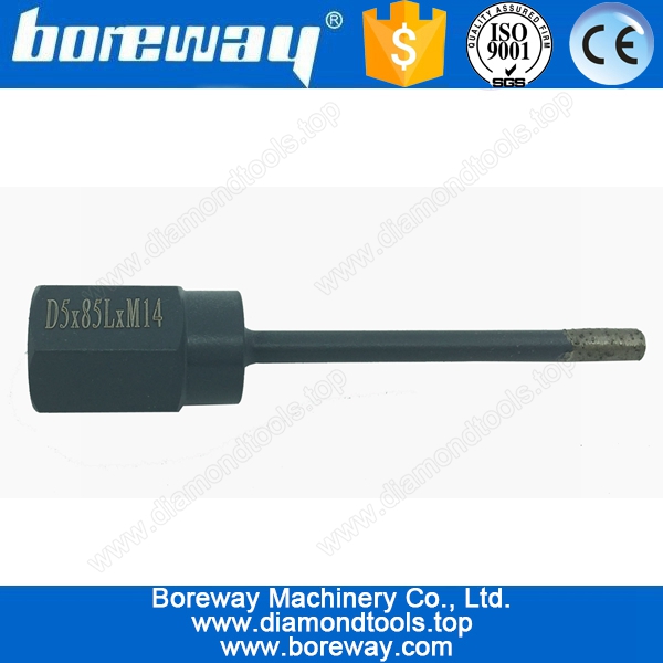 Diamond Core Hole Drilling Bit For Granite D5*85L*M14