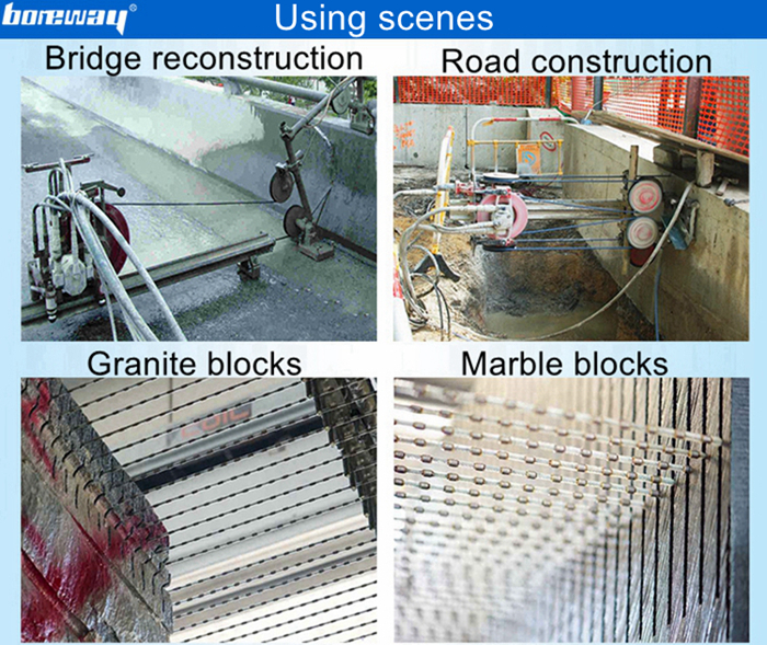 Diamond Wire Saw For Wet Cutting Marble And Granite Manufacturer In China