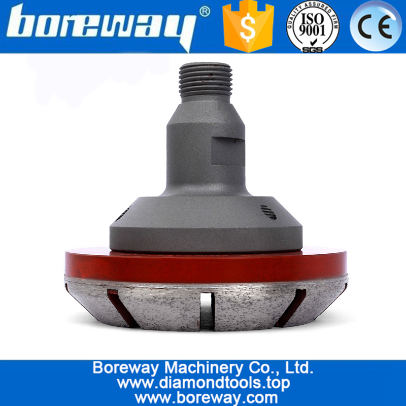 Profiling Router Bit 1/2 Gas Diamond Granite Grinding Wheel Tool For Creating Bevel Shaped Edge Rim Type