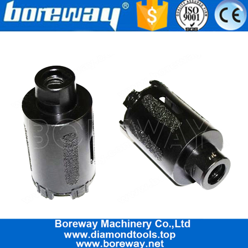 Manufacturer of 20MM-128MM Vacuum Brazed Diamond Dry Core Bits