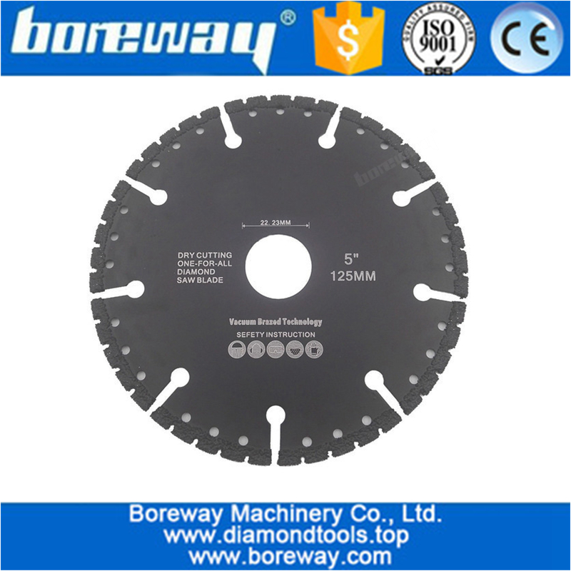 Vacuum Brazed Diamond Blade for All Purpose Demolition Blade For stone iron steel