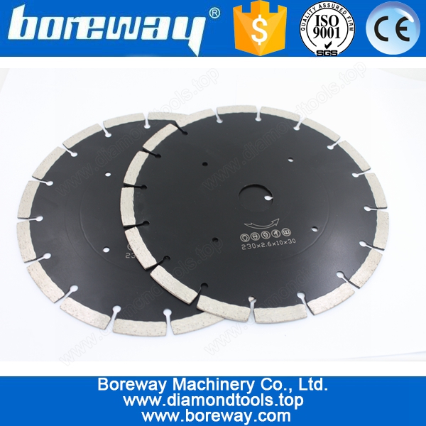 D230mm Diamond Segmented Cutting Blade Saws With Key Holes D230*2.6*10*30mm