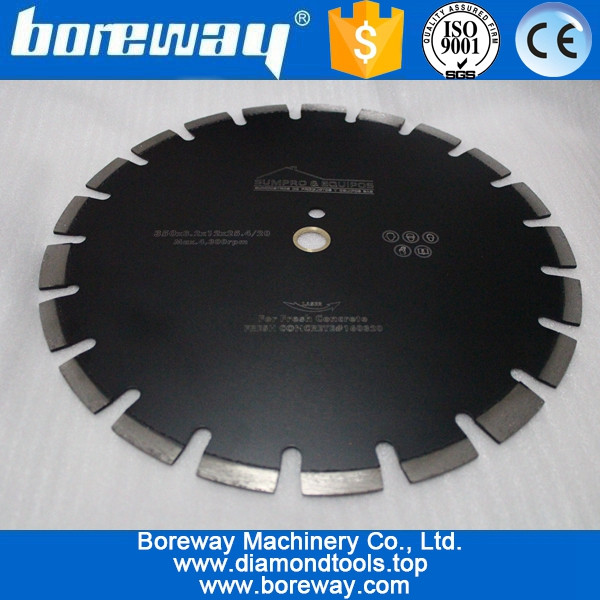 D350x3.2x12x25.4-20mm Diamond Cutting Disc For Green Concrete