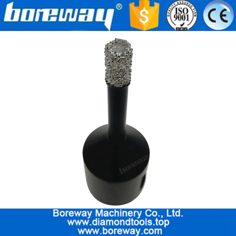 Vacuum Brazed Diamond Core Drill Bits, Dry Drilling Bits with 5/8-11 Connection