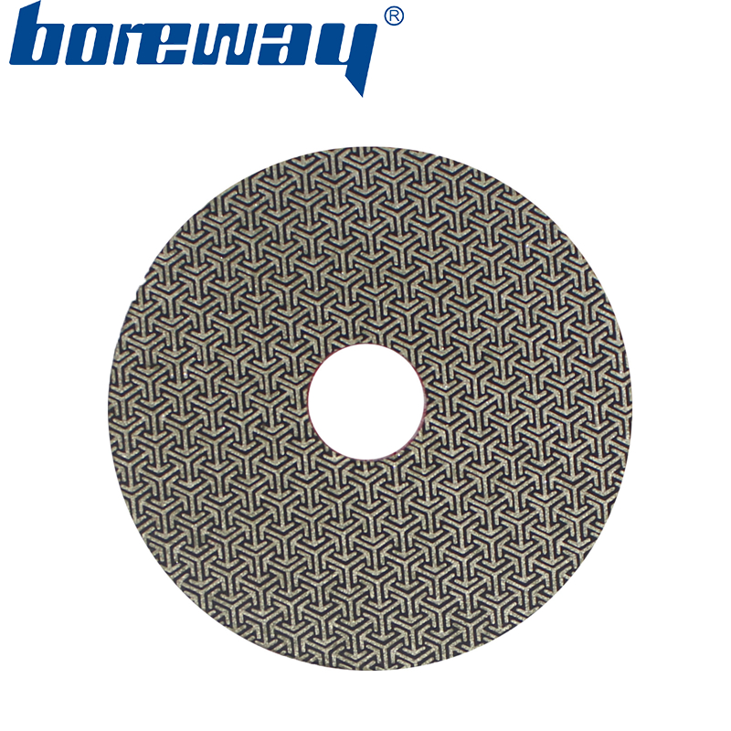 4inch 100mm 6 steps electroplated diamond polishing pads