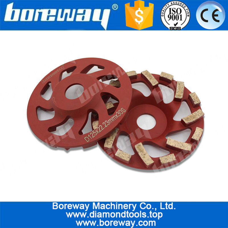5 inch turbo diamond cup wheels for grinding concrete