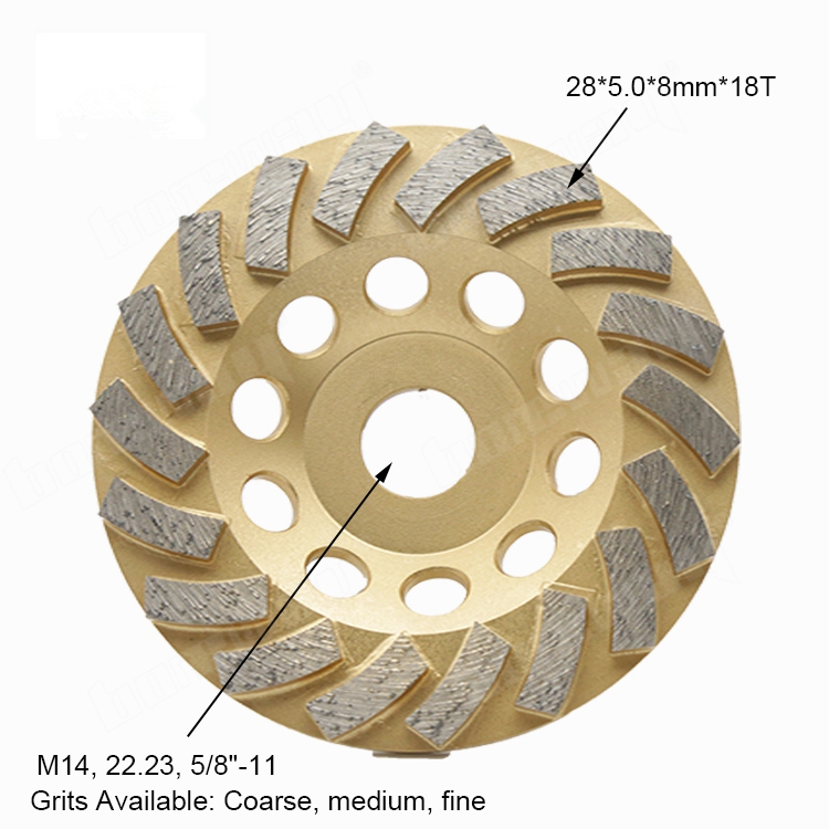 5 Inch Diamond Grinding Cup Wheel