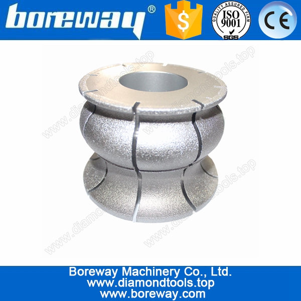 vacuumm brazed diamond profile sanding wheel