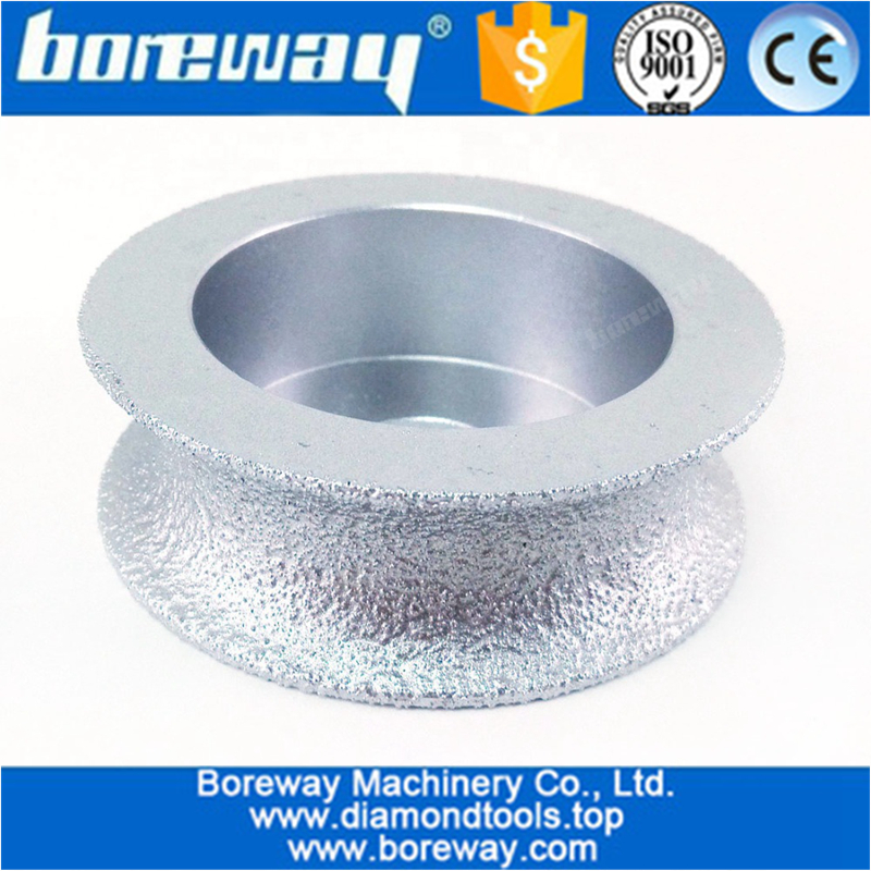 Vacuum Brazed Diamond hand profile wheel Diamond Grinding Cup Wheel