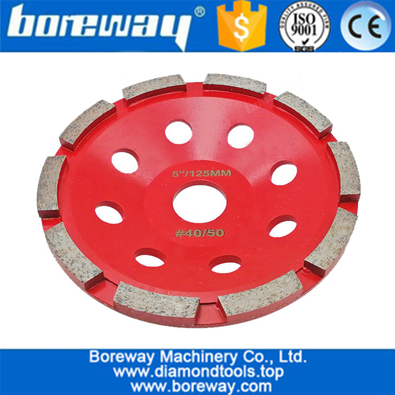 Diamond Tool Single Row Segmented Diamond Grinding Cup Wheel for Concete and Stone
