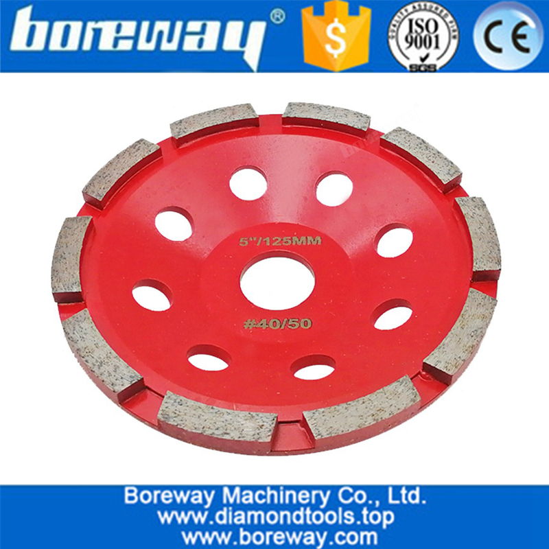 Diamond Tool Single Row Segmented Diamond Grinding Cup Wheel for Concete and Stone