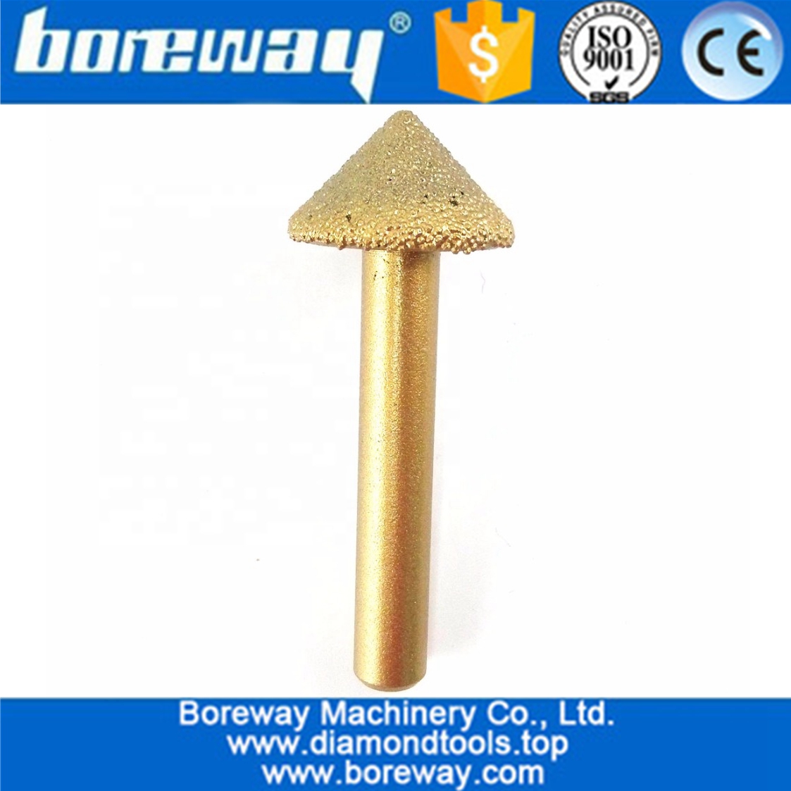 Vaccum Brazed Diamond Engraving Bits,Big mushroom 3D Carving Bits