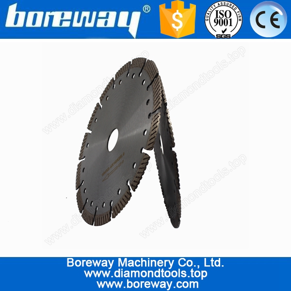 Diamond Corrugated Cutting Saw Disc For Quartz D184*2.4*10*25.4mm