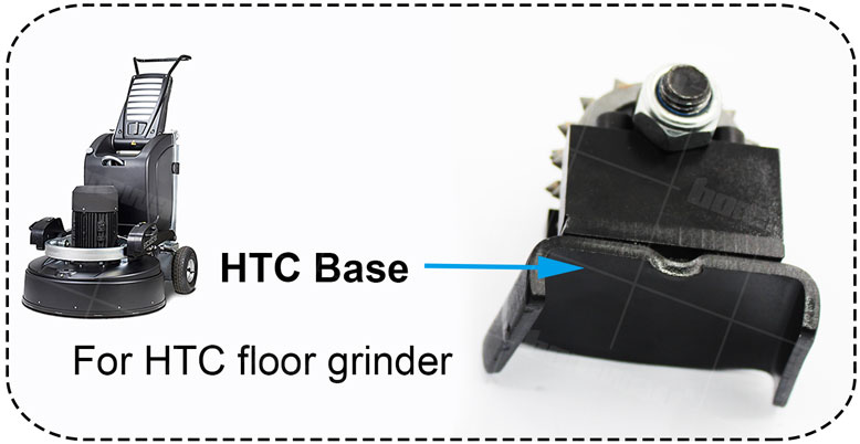 Three Row Rotary Bush Hammer Roller For HTC Floor Grinder Manufacturer55