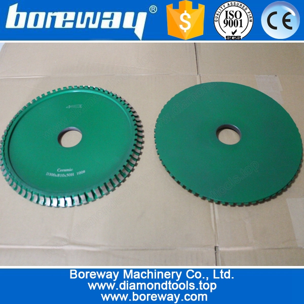 Ceramic Profile Diamond Cutting Wheels D300*B10*50H 100#