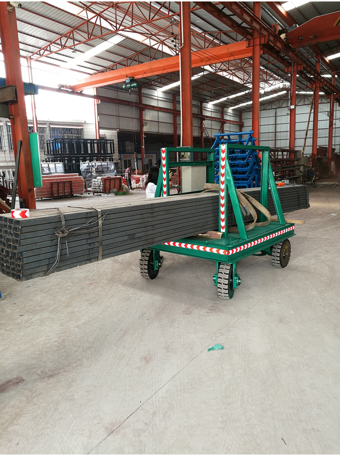 Stone slab hand moving carts trolleys for stone factory