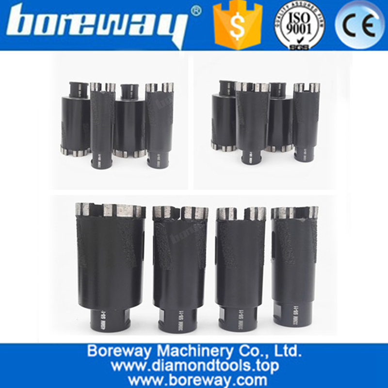 4Pcs Welded Diamond Drill Core Bits with 5/8-11 Thread for Drilling hard granite marble -5
